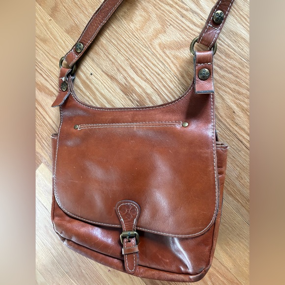 Patricia Nash London Heritage leather Crossbody Bag Purse w COA - Picture 2 of 8